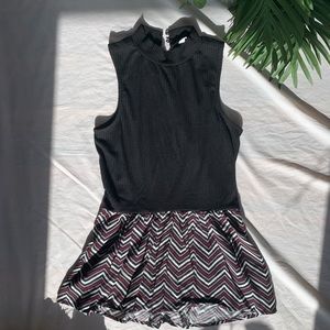 Candies Black Pattern Dress